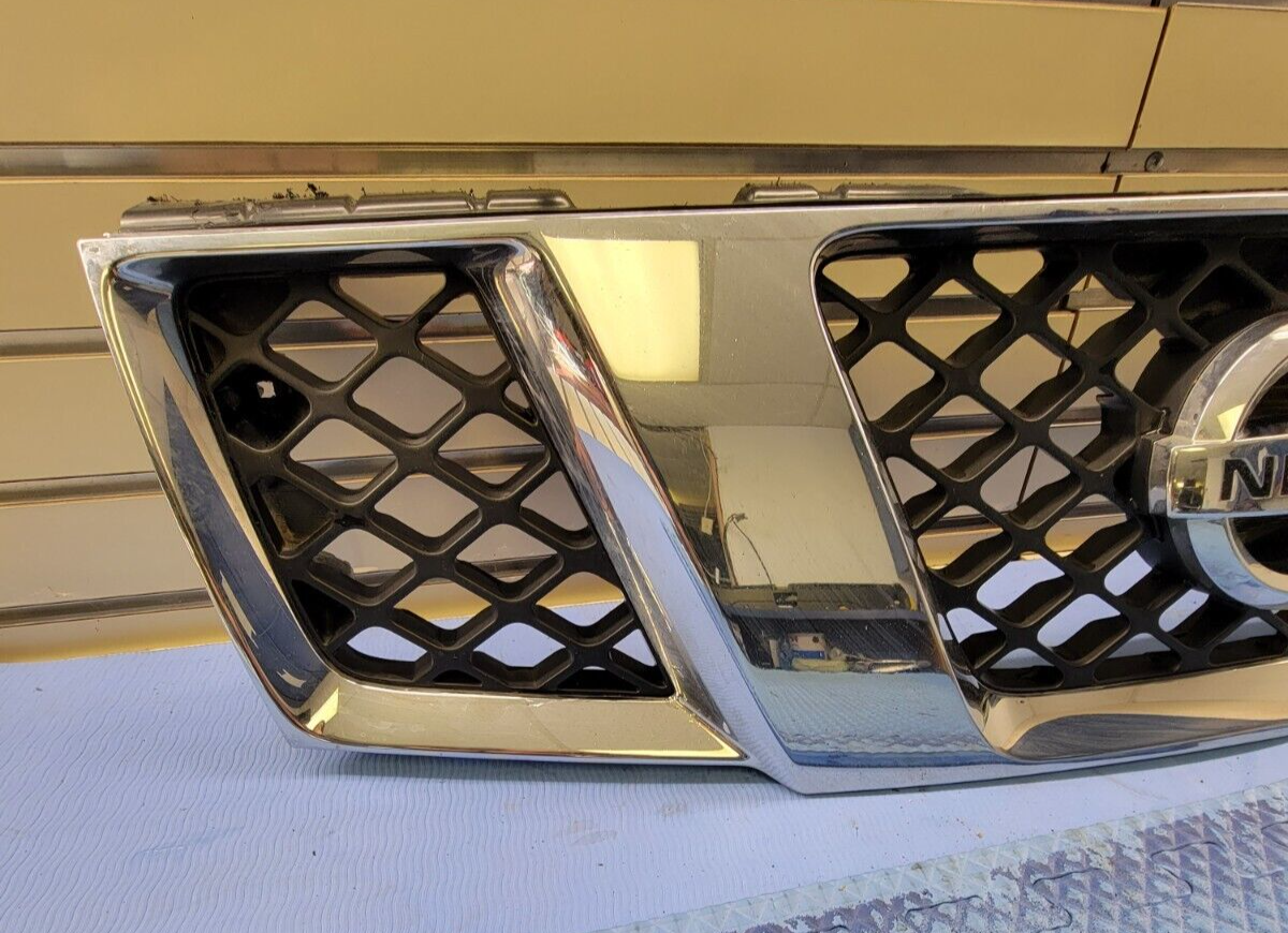 🔥08-12 NISSAN PATHFINDER FRONT GRILLE ASSEMBLY COVER INSERT MOLDING CHROME OEM