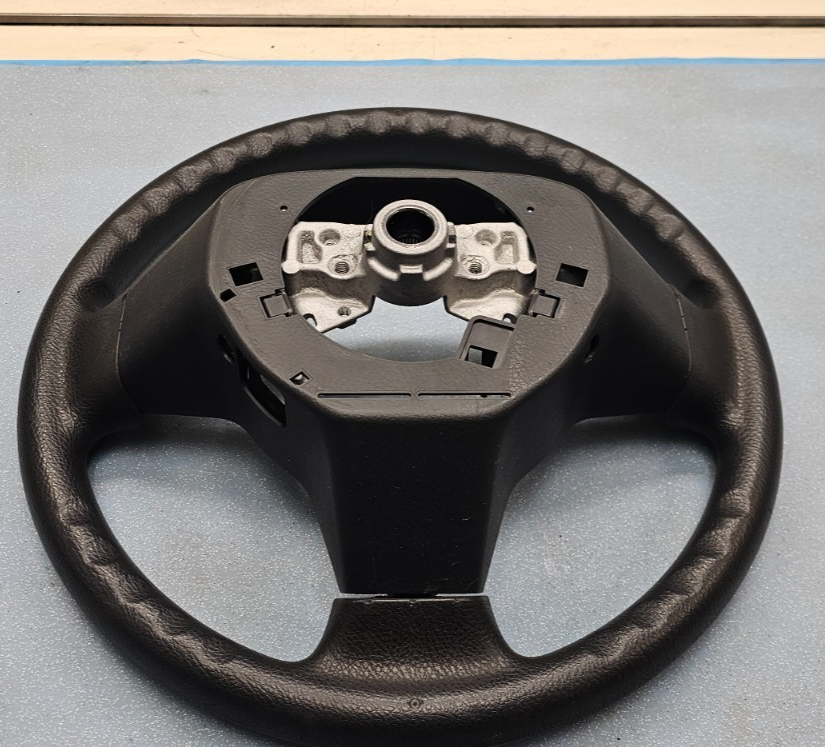 🔥06-12 TOYOTA RAV4 LEFT DRIVER STEERING COLUMN WHEEL COVER LEATHER BLACK OEM
