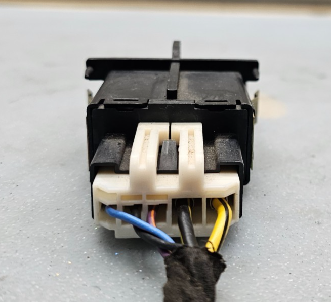 🔥1989-1993 Mercury Grand Marquis Rear Defrost Switch Silver OEM