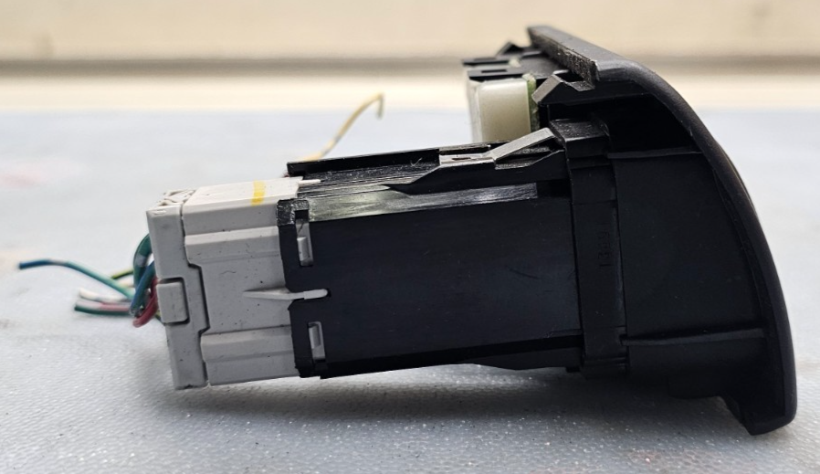 🔥98-02 Honda Accord Center Dash Clock W/Hazard Switch Board Digital Button OEM