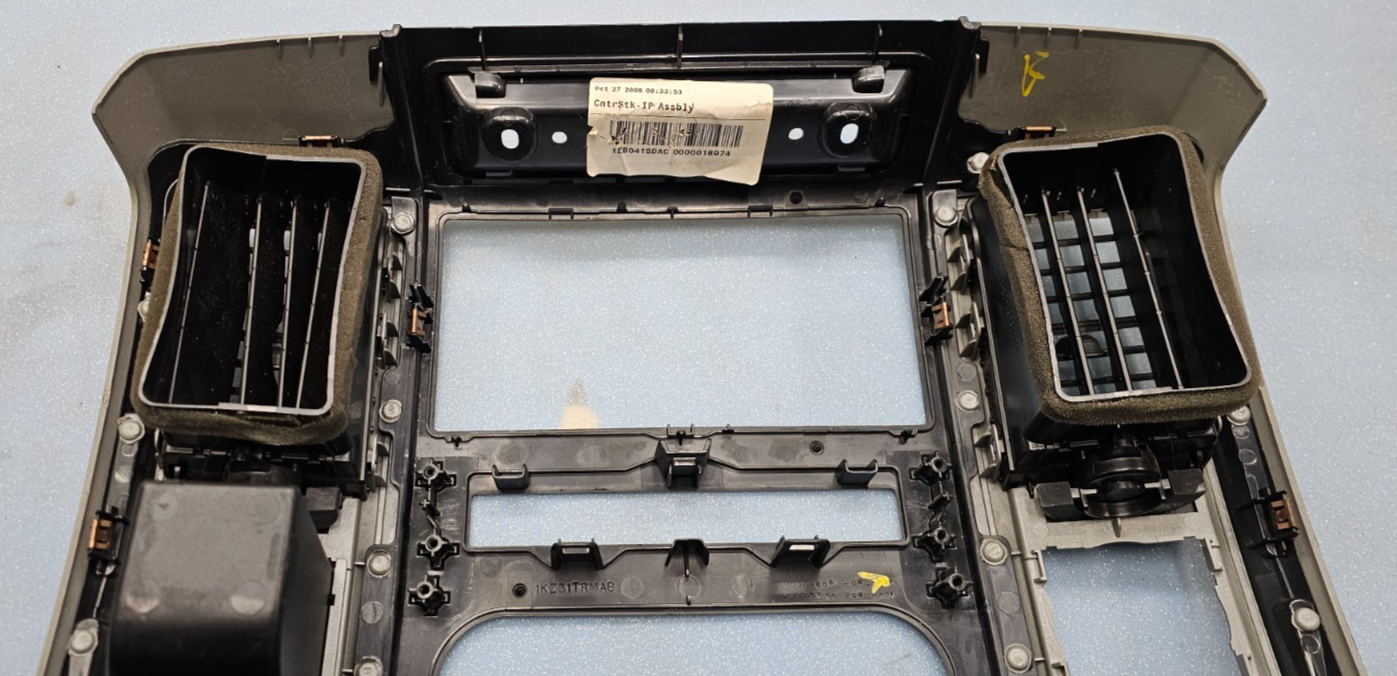 🔥09-12 Dodge Ram Dash AM FM Radio Stereo Display Panel Bezel Trim silver