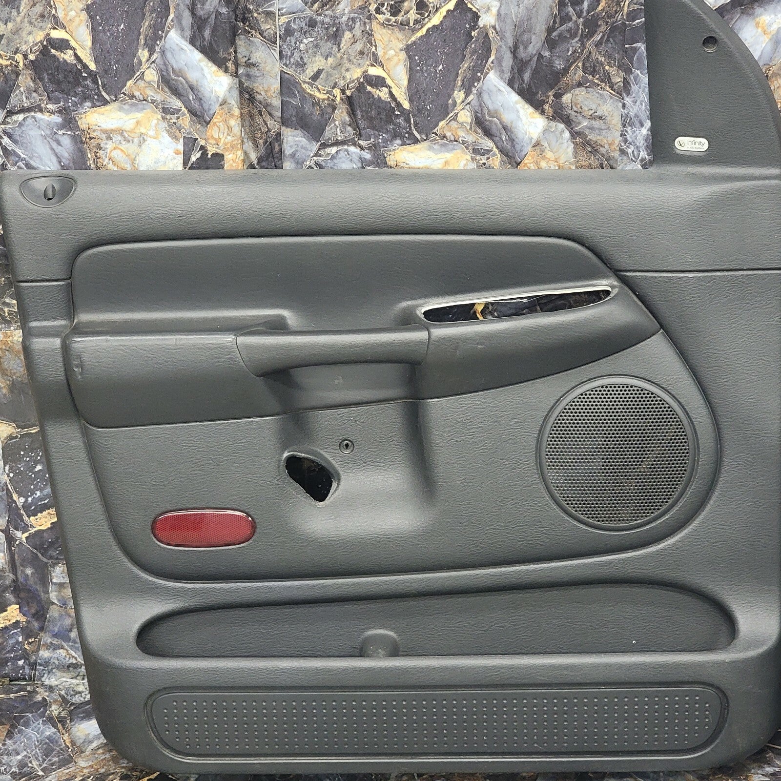 🔥02-05 Dodge RAM Interior Door Panel Front LEFT Driver Side BLACK auto D11