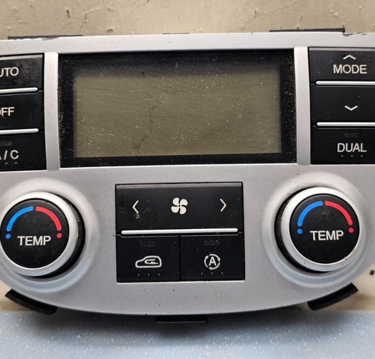 🔥07-09 Santa Fe Dash AC HVAC A/C Heater Climate Temperature Control Unit Silver