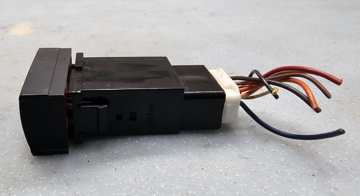 🔥07-09 SANTA FE HAZARD FLASHER EMERGENCY WARNING SWITCH OEM black
