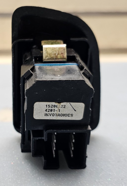 03-06 Silverado Tahoe Suburban Yukon Sierra Right Rear Window Door Switch Black