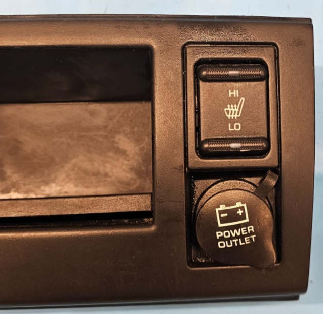 🔥99-04 Grand Cherokee WJ Dash Bezel Ash Tray Heated Seat Coin Switch Black