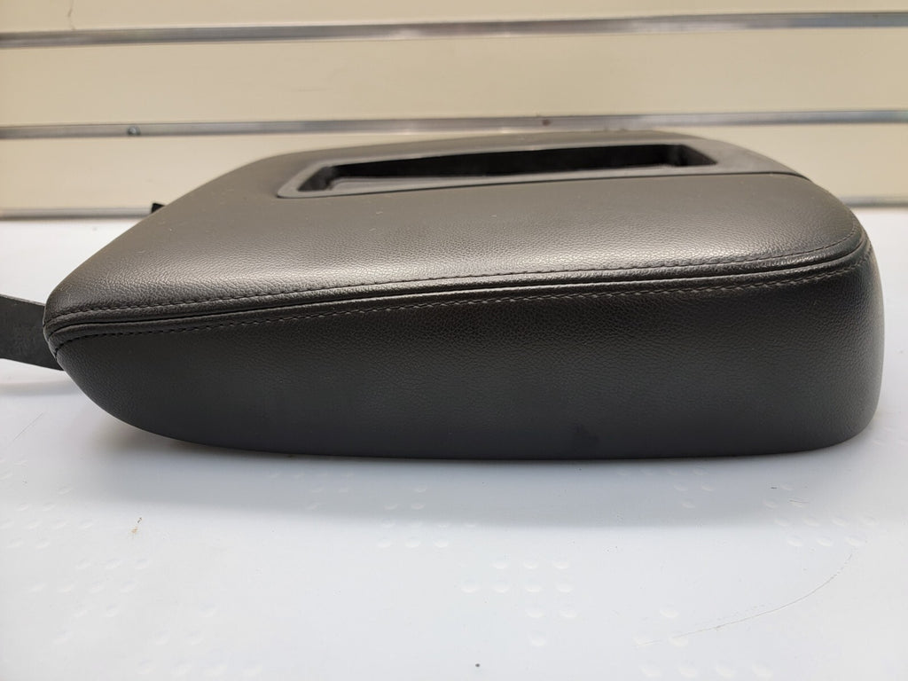 🔥07-13 Chevy Tahoe, Suburban, Yukon Leather Console Lid Armrest Cover BLACK JS5