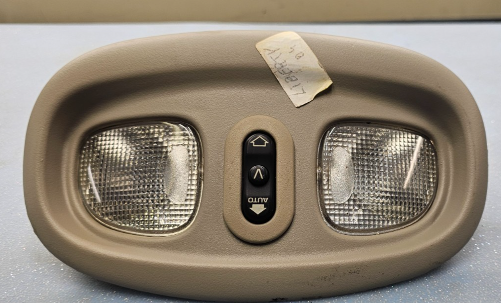 🔥02-07 Jeep Liberty Overhead Front Center Dome Roof Map Light W/Sunroof TAN