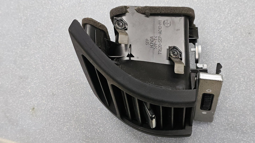 🔥04-08 Acura TL Left Driver Master Dash AC A/C Air Vent Heater Panel Black