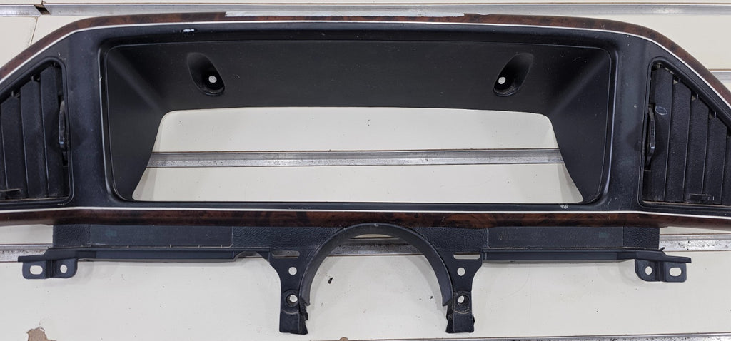 🔥87-91 Ford F150 F250 BRONCO Dash Instrument CLUSTER Bezel Speedometer Wood