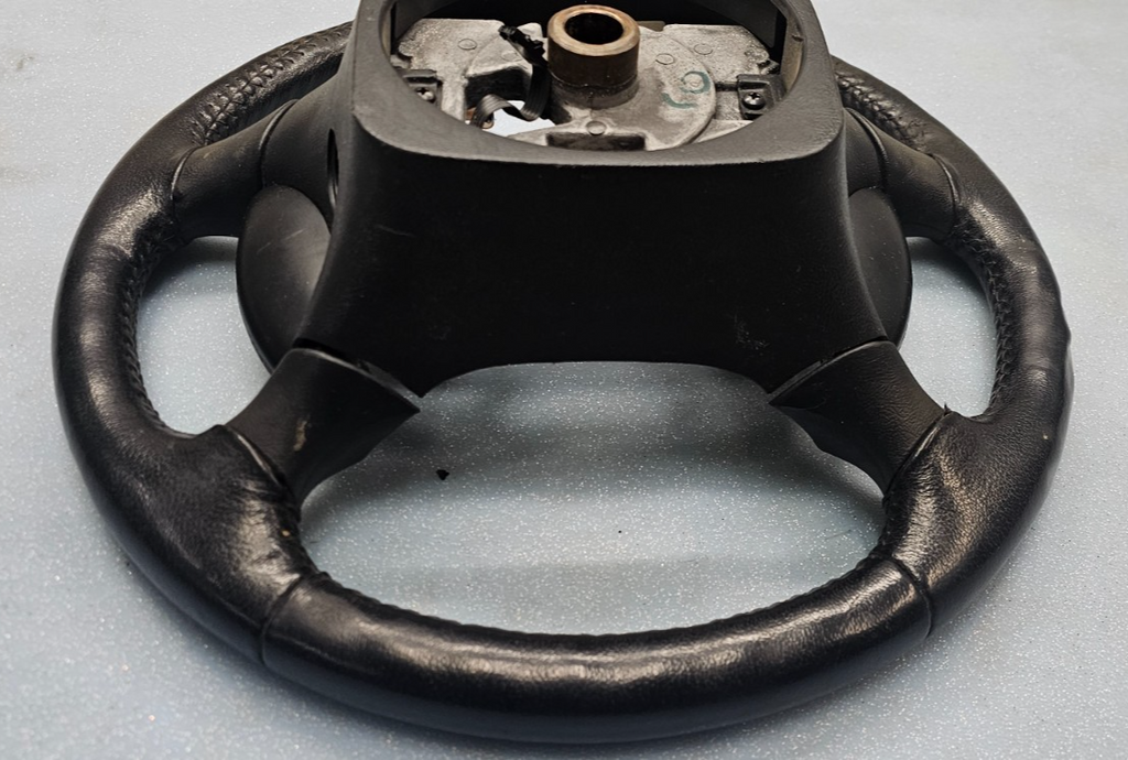 🔥1999-2004 Ford Mustang Charcoal Leather GT Steering Wheel OEM Black