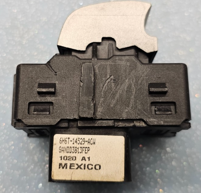 🔥07-10 Lincoln MKZ Rear Left Driver Door Window Switch Assembly Silver