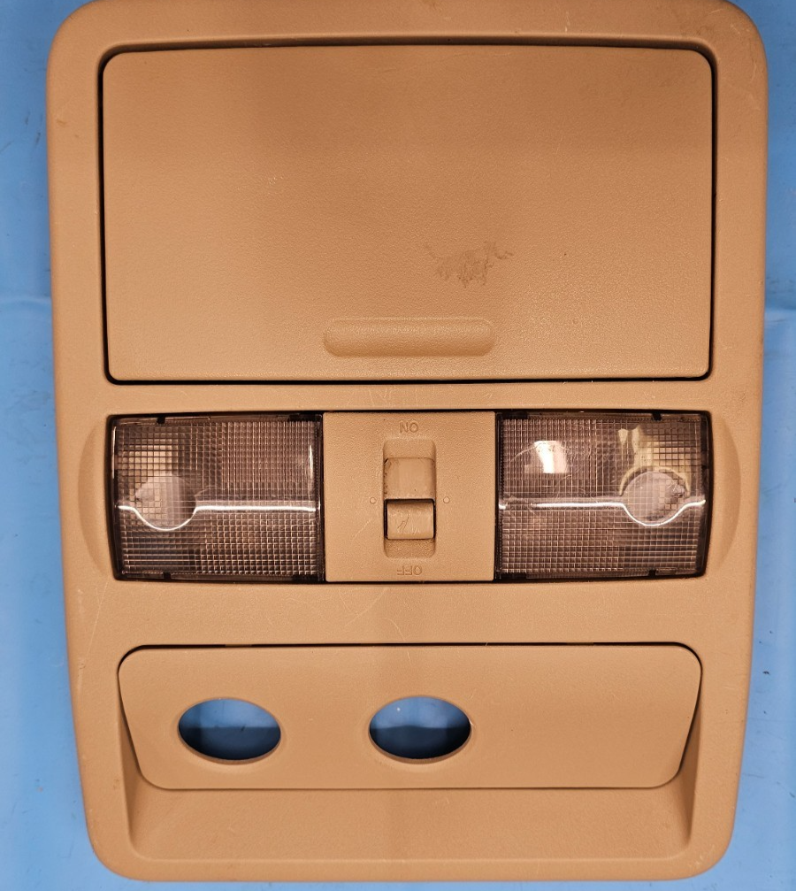 🔥08-12 NISSAN PATHFINDER OVERHEAD CONSOLE W/REAR A/C SUNROOF HVAC CONTROL TAN