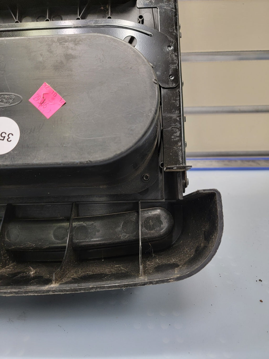 09-14 Ford F-150 under Center Console Jump Seat Armrest Slide Cup Holder OEM