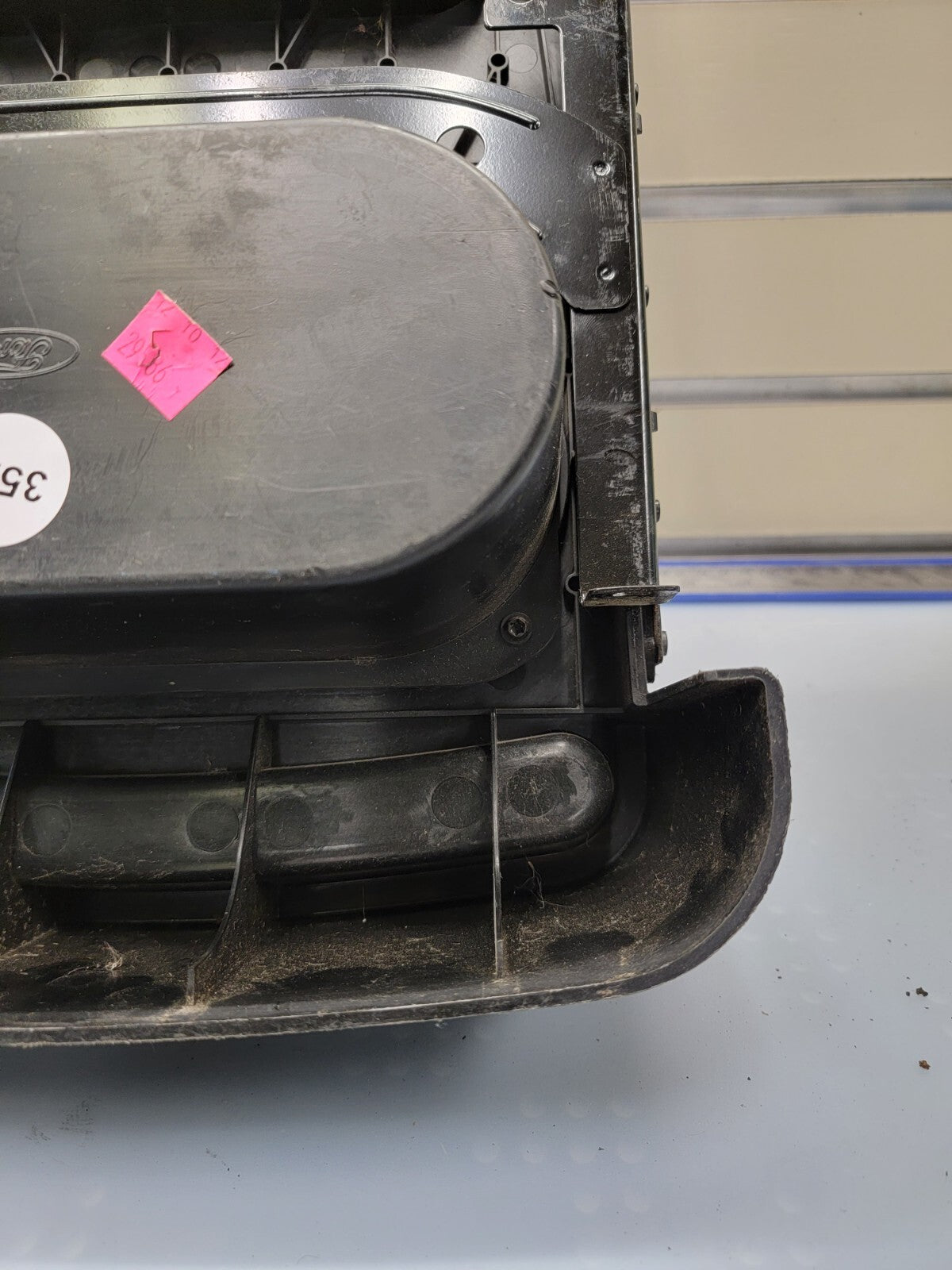 09-14 Ford F-150 under Center Console Jump Seat Armrest Slide Cup Holder OEM