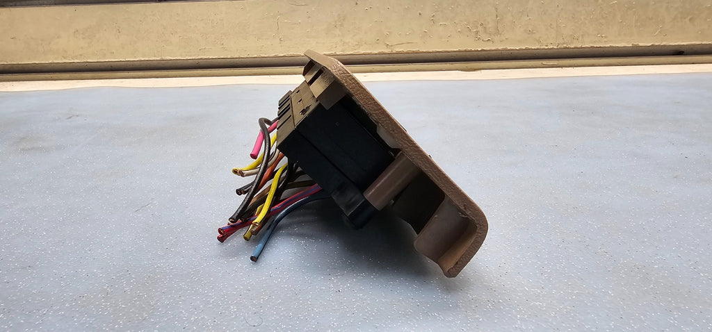 87-94 Mustang Topaz Front Left Driver Door Power Master Window Switch Tan/Black