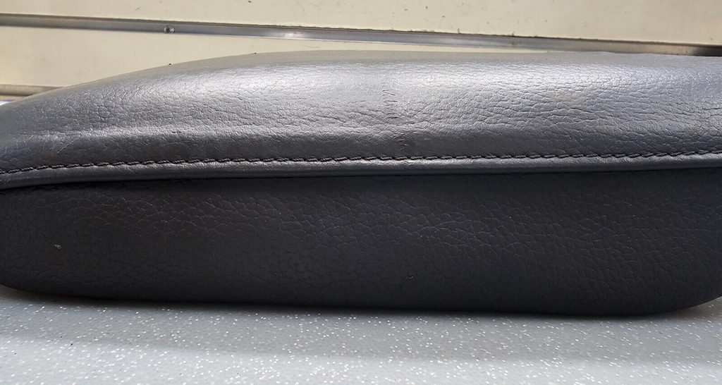 🔥03-08 Pilot Front Center Console Lid Arm Rest Cover Leather Top Pad Black OEM