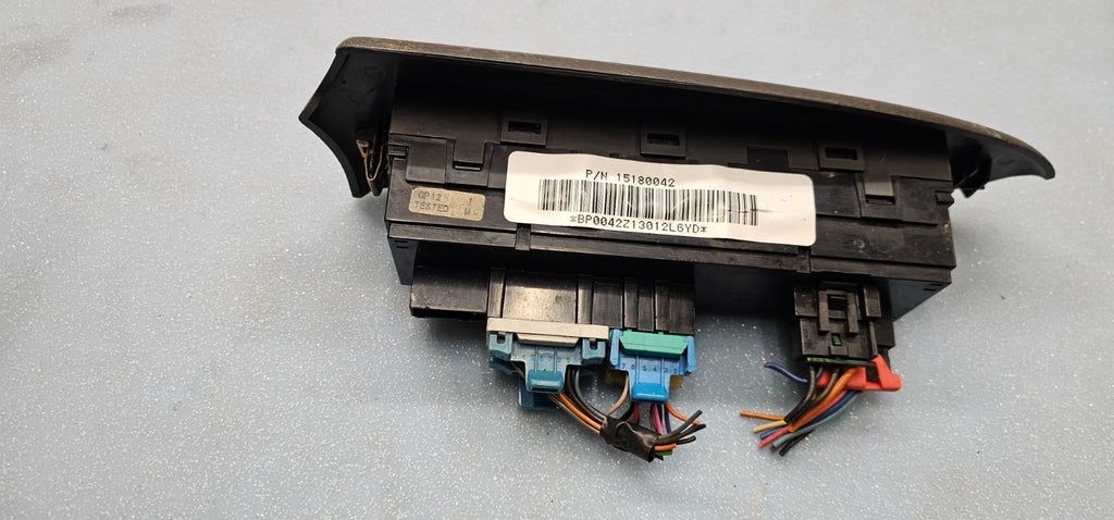 🔥02-05 CHEVY TRAILBLAZER DRIVER SIDE MASTER POWER WINDOW SWITCH DK Grey