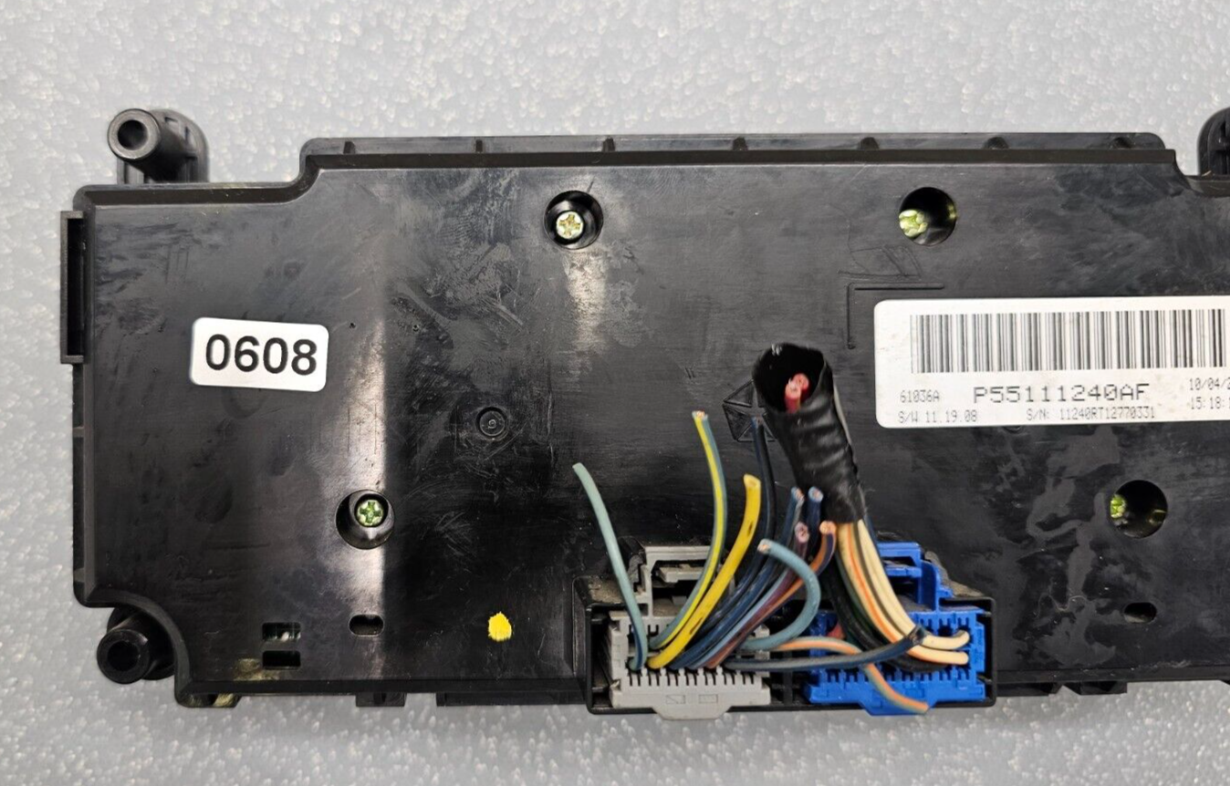 11-20 Grand Caravan Dash AC Heater Temperature Climate Control Air Conditioner