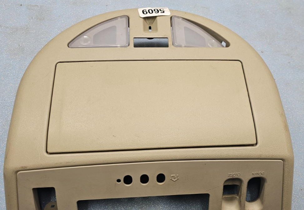 🔥04-08 Armada QX56 Overhead Console Dome Light Lamp Sun Roof Storage Tan