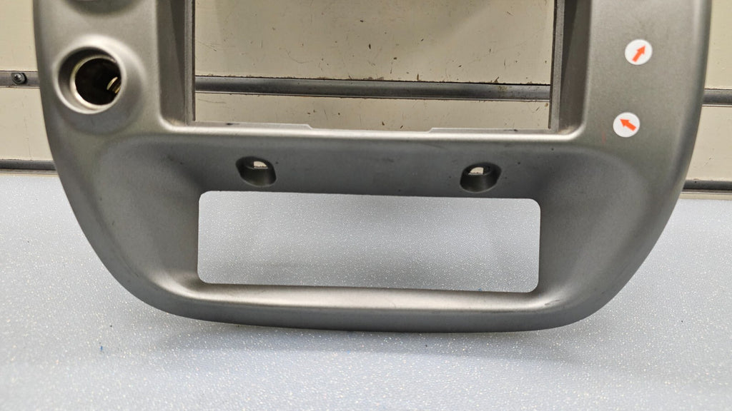 95-10 Ford Ranger EXPLORER Center Dash Radio Trim Surround Bezel Trim SILVER B2