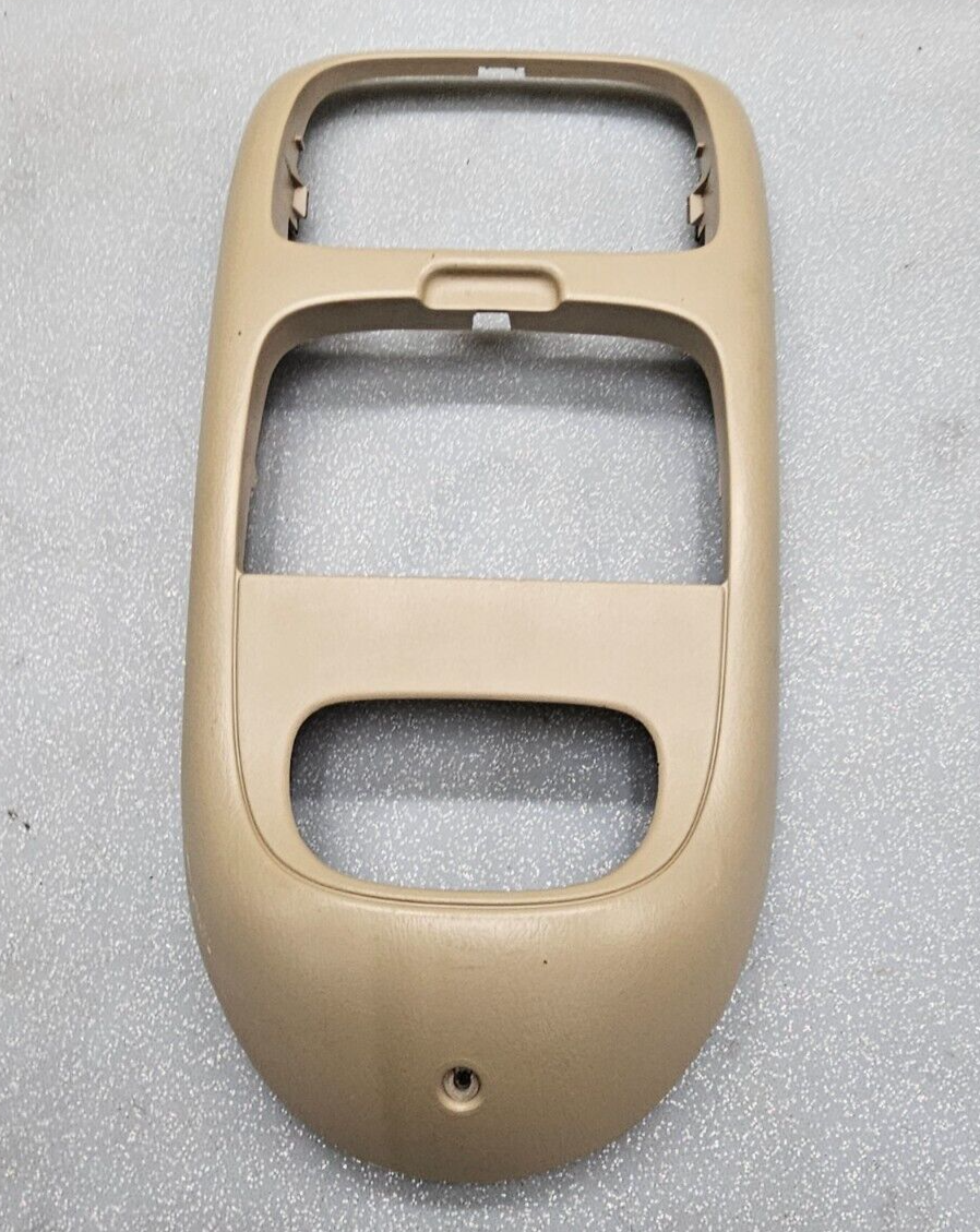 🔥97-03 Ford F150 EXPEDITION Overhead CONSOLE Display Comp STORAGE Frame TAN 08