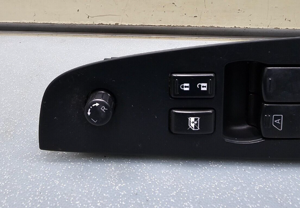 🔥07-12 ALTIMA LEFT DRIVER MASTER POWER WINDOW CONTROL SWITCH ASSEMBLY BLACK OEM