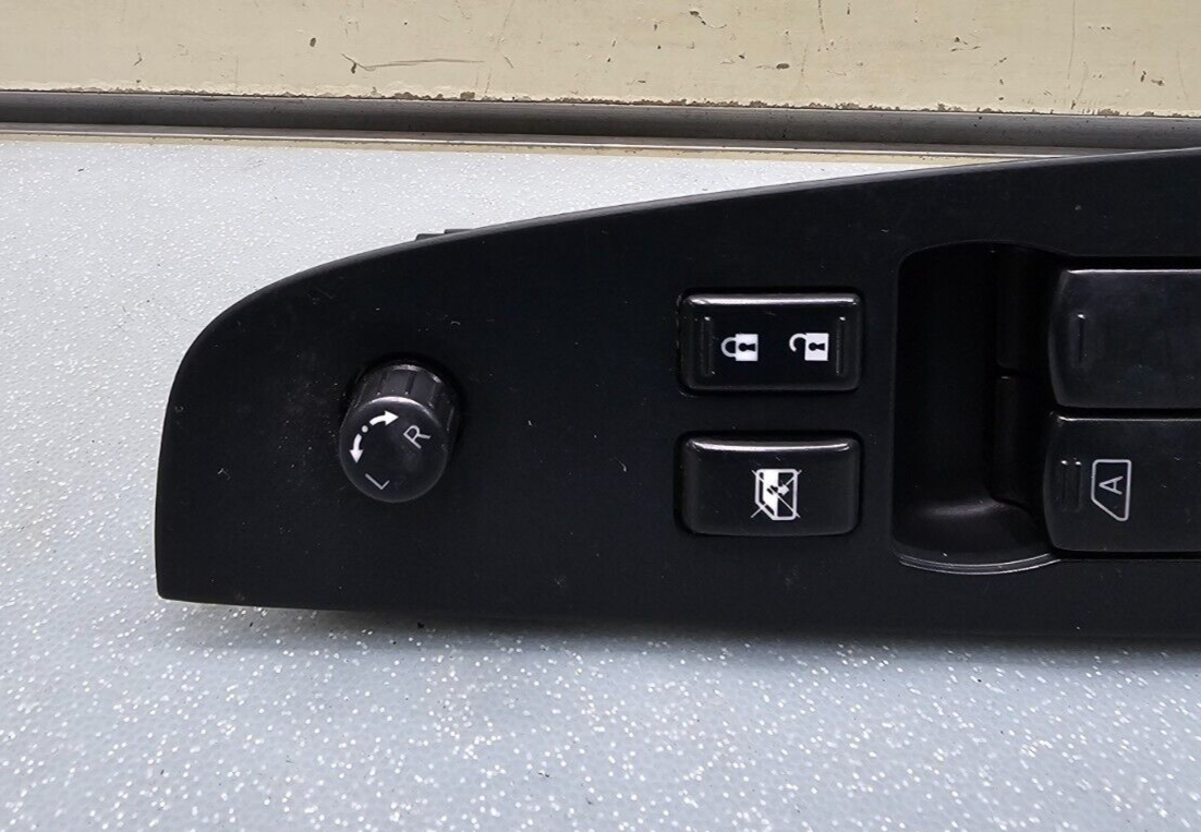 🔥07-12 ALTIMA LEFT DRIVER MASTER POWER WINDOW CONTROL SWITCH ASSEMBLY BLACK OEM