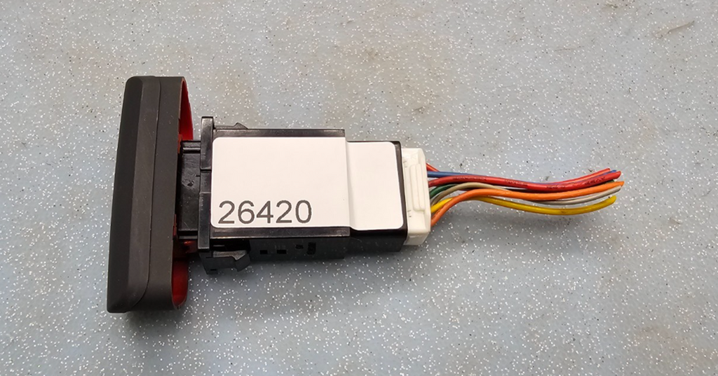 🔥01-05 SONATA OPTIMA Hazard Warning Emergency Light Dash Flasher Switch Black
