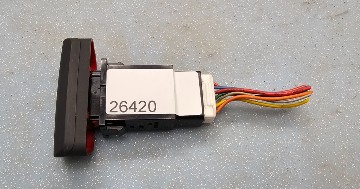 🔥01-05 SONATA OPTIMA Hazard Warning Emergency Light Dash Flasher Switch Black