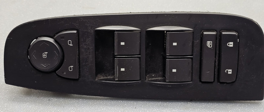 06-11 CADILLAC DTS FRONT LEFT DRIVER MASTER WINDOW POWER SWITCH ASSEMBLY BLACK