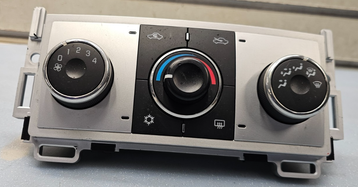 🔥08-12 Malibu Dash AC A/C HVAC Heater Climate Temperature Control Silver