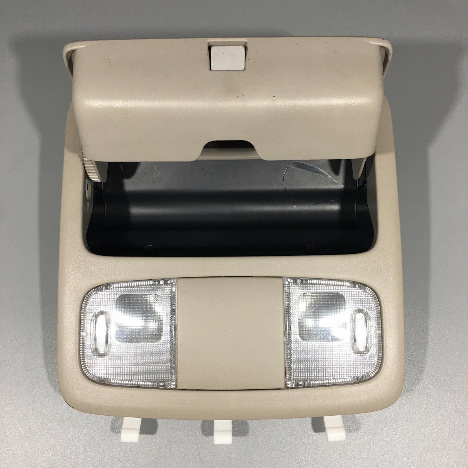 🔥02-06 Toyota CAMRY 4RUNNER Overhead Console DOME Light Storage TAN 012