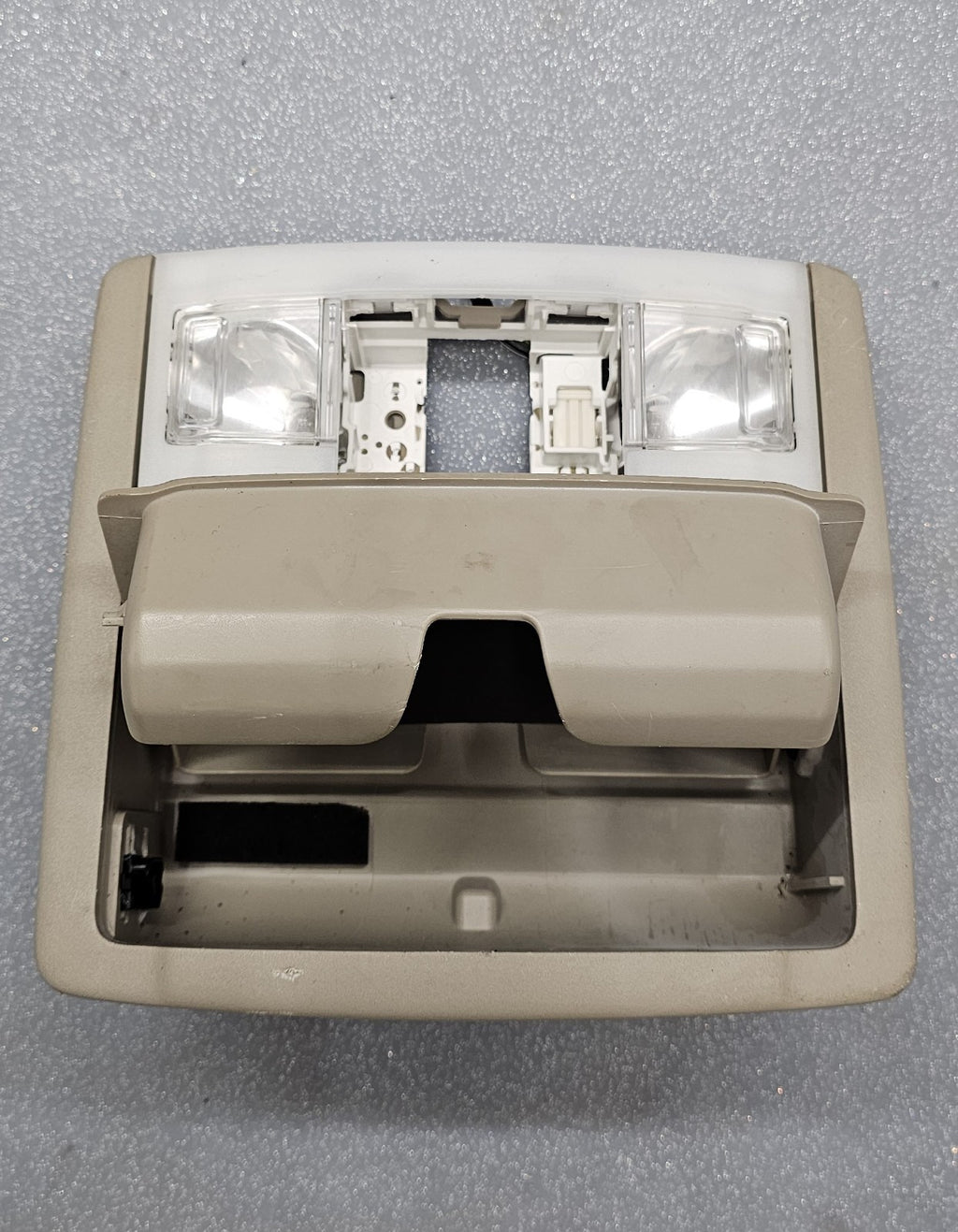 🔥07-14 Ford Edge Overhead Console Storage Compartment Dome Light Assembly TAN