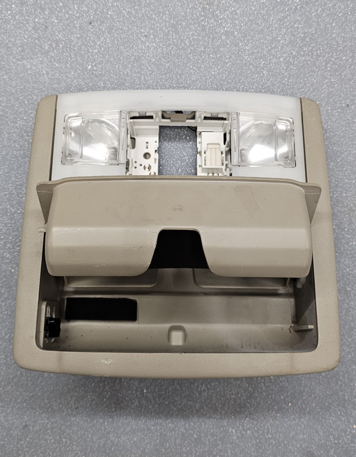 🔥07-14 Ford Edge Overhead Console Storage Compartment Dome Light Assembly TAN