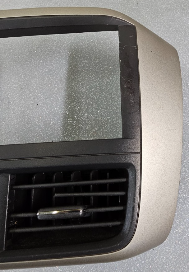 🔥06-08 HONDA PILOT Honda Pilot Radio Climate Dash Trim Bezel Silver/Black