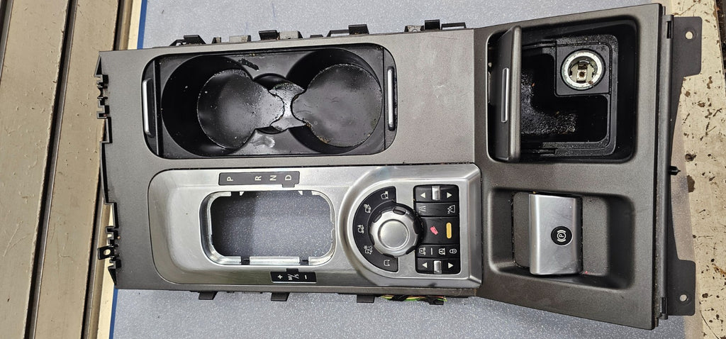🔥07-12 Range Rover HSE L322 Center Console CONTROL SWITCH Trim Panel Gray OEM