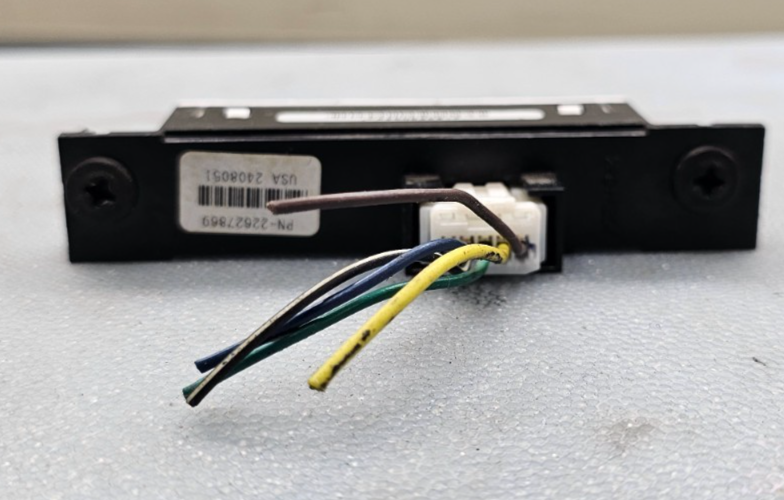 06-08 Grand Prix Dash Passenger Switch Indicator Light Inflator Restraint Module