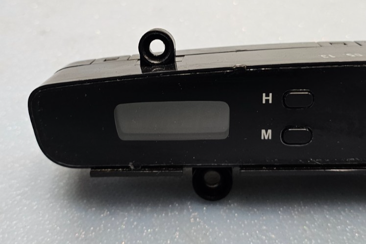 🔥06-12 Sedona Entourage Dash Mounted Display Digital Clock Time Switch Black