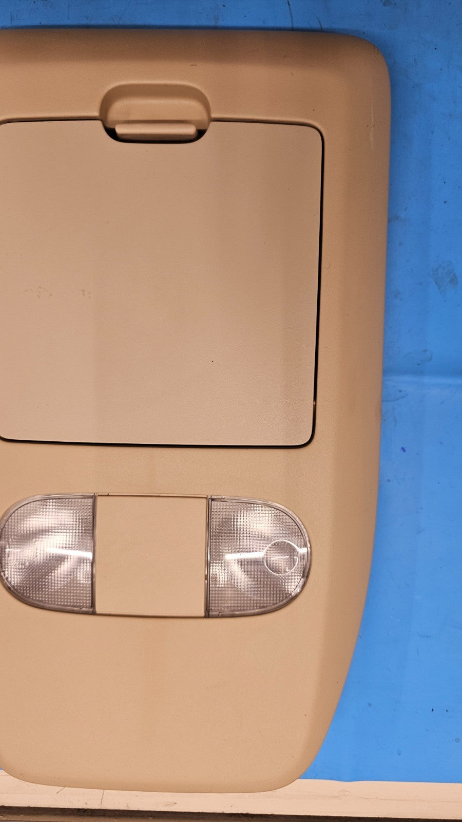 🔥04-08 Ford F150 Overhead Console DOME Light Lamp Roof Storage Tan