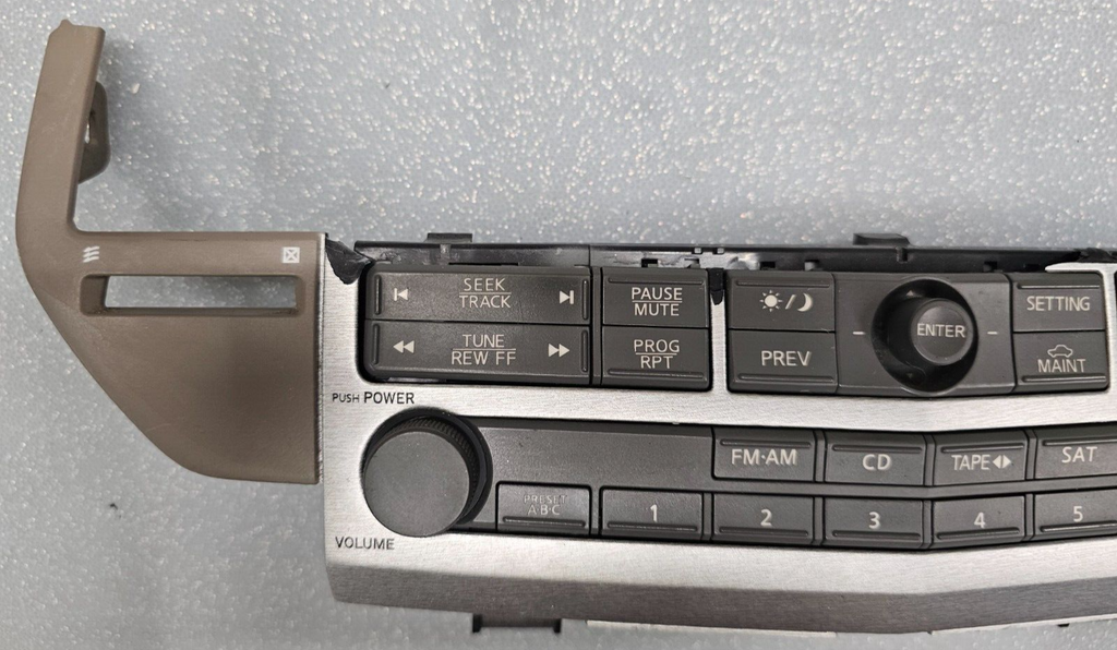🔥04-05 NISSAN MAXIMA AM FM RADIO STEREO AUDIO SAT CD CONTROL PANEL NAVIGATION