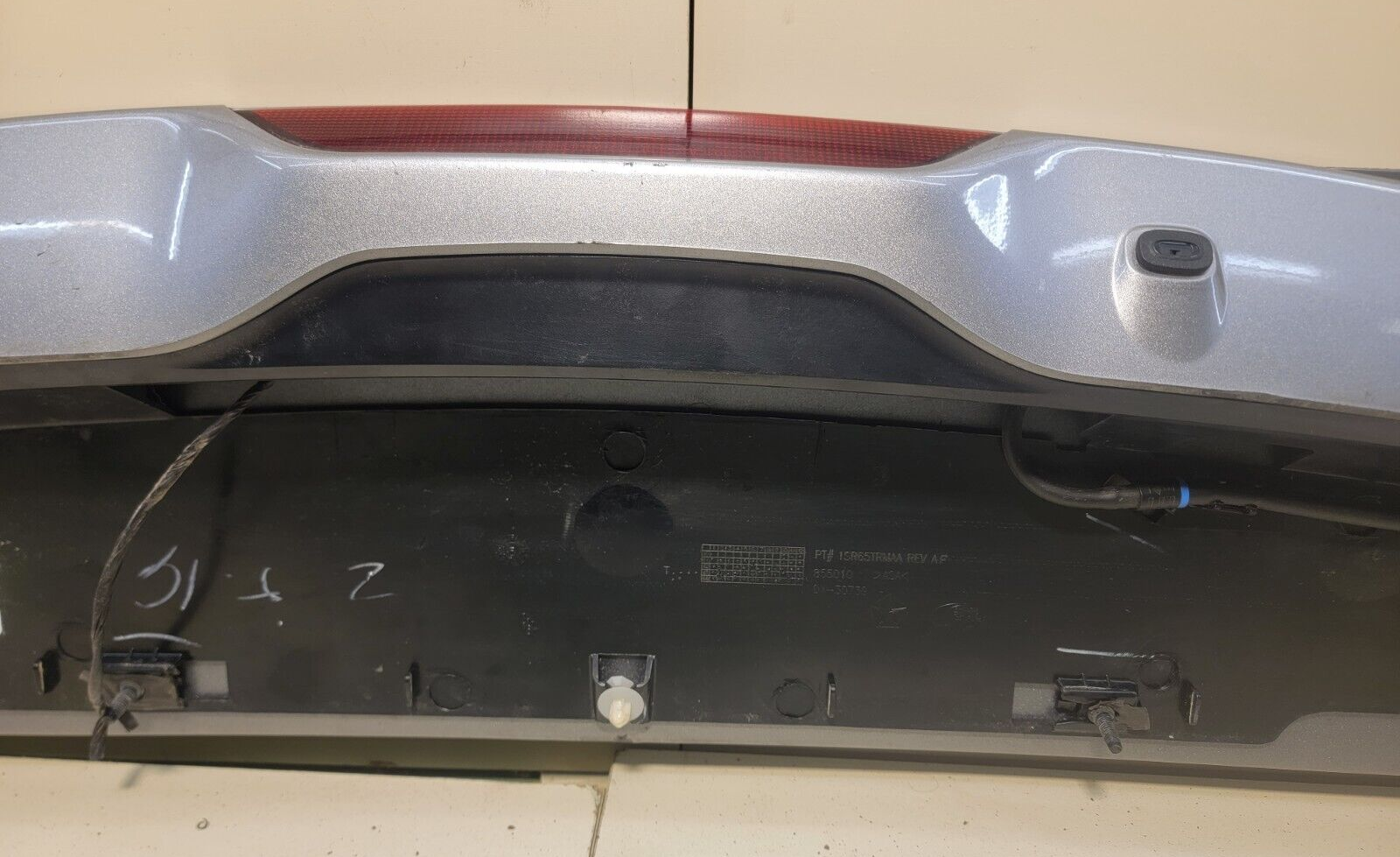 🔥2011-2017 Jeep Compass Lift Gate Hatch Spoiler Third W/Brake Light Wing Gray