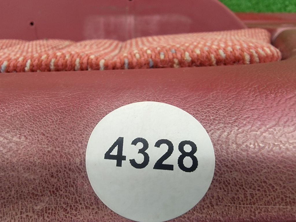 🔥87-96 Dodge Dakota PASSENGE Side Interior Trim Door Panel Manual Crank OEM Red