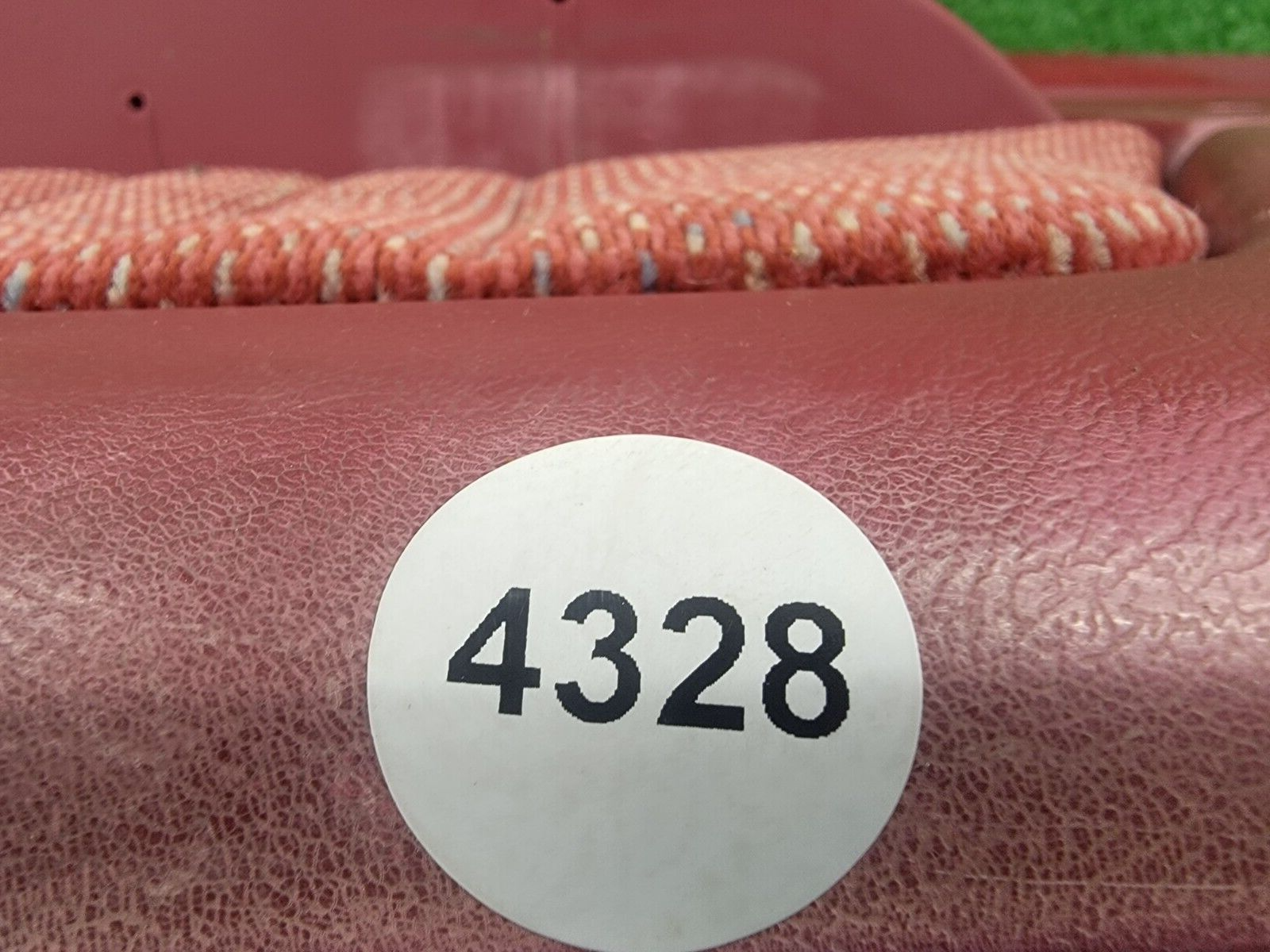🔥87-96 Dodge Dakota PASSENGE Side Interior Trim Door Panel Manual Crank OEM Red