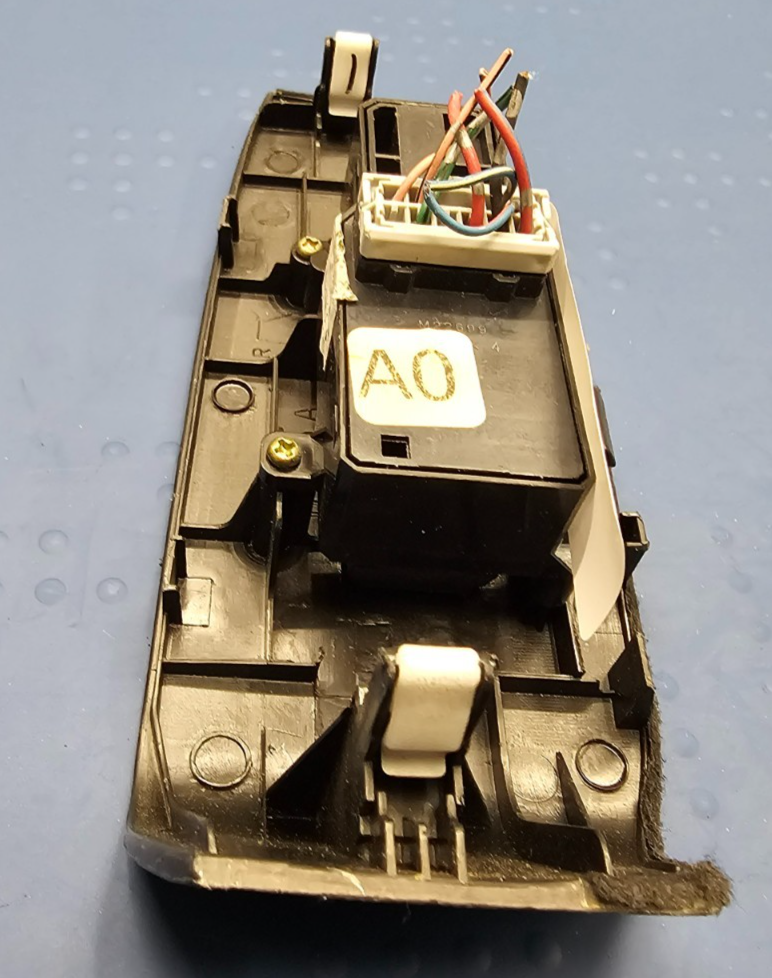 🔥03-07 Accord Coupe Right Passenger Window Power Switch Bezel Assembly Black