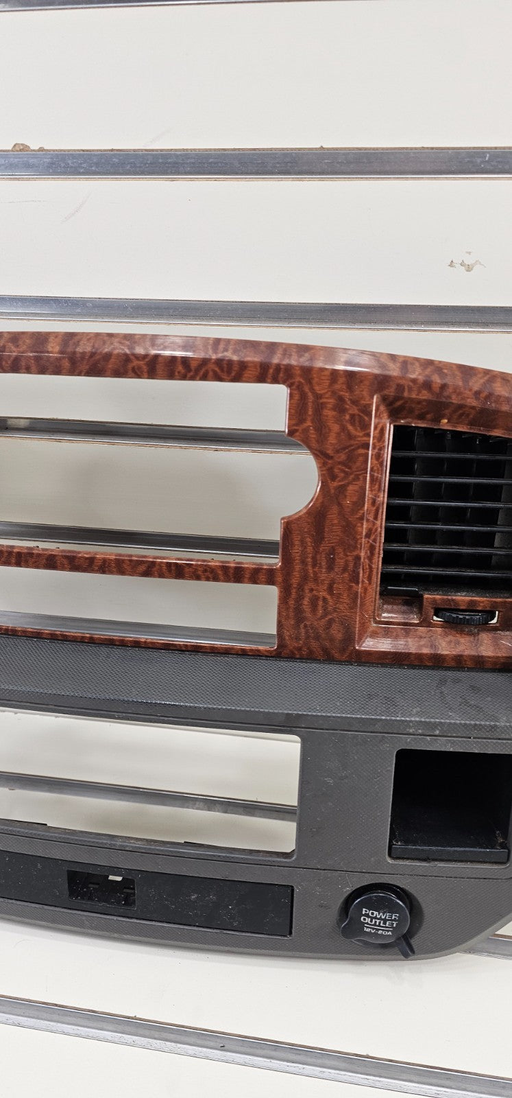 🔥06-08 Dodge RAM Dash RADIO Stereo Display Bezel Climate Trim Panel Gray/wood