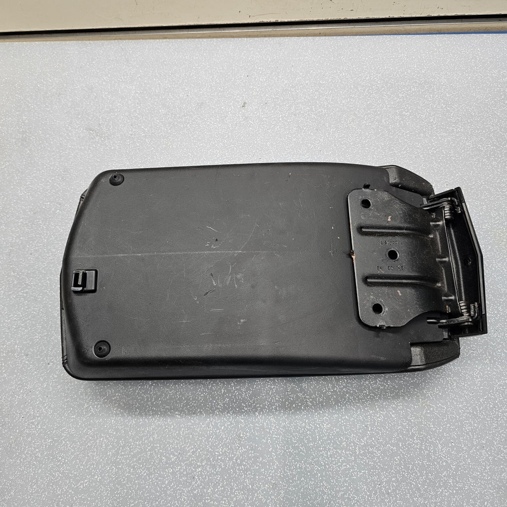 🔥08-13 Cadillac CTS Center Console Lid Armrest Leather Top Pad Assembly Black
