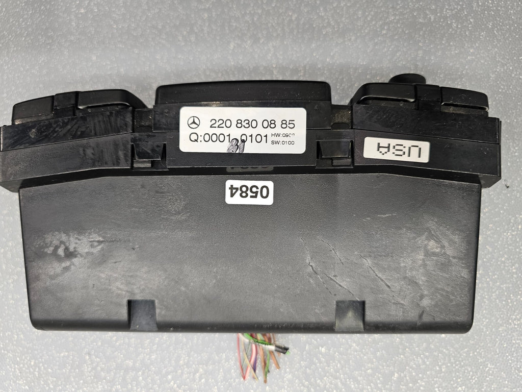 00-06 Mercedes W220 CL500 Dash AC Heater Temperature Climate Control Conditioner