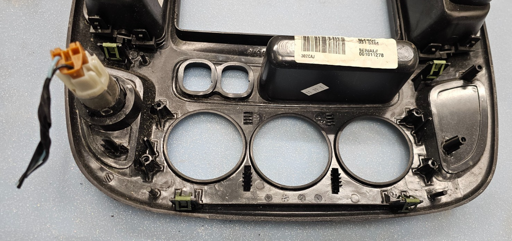 🔥2001-2007 FORD ESCAPE CENTER DASH RADIO A/C CLIMATE TRIM BEZEL BLACK OEM