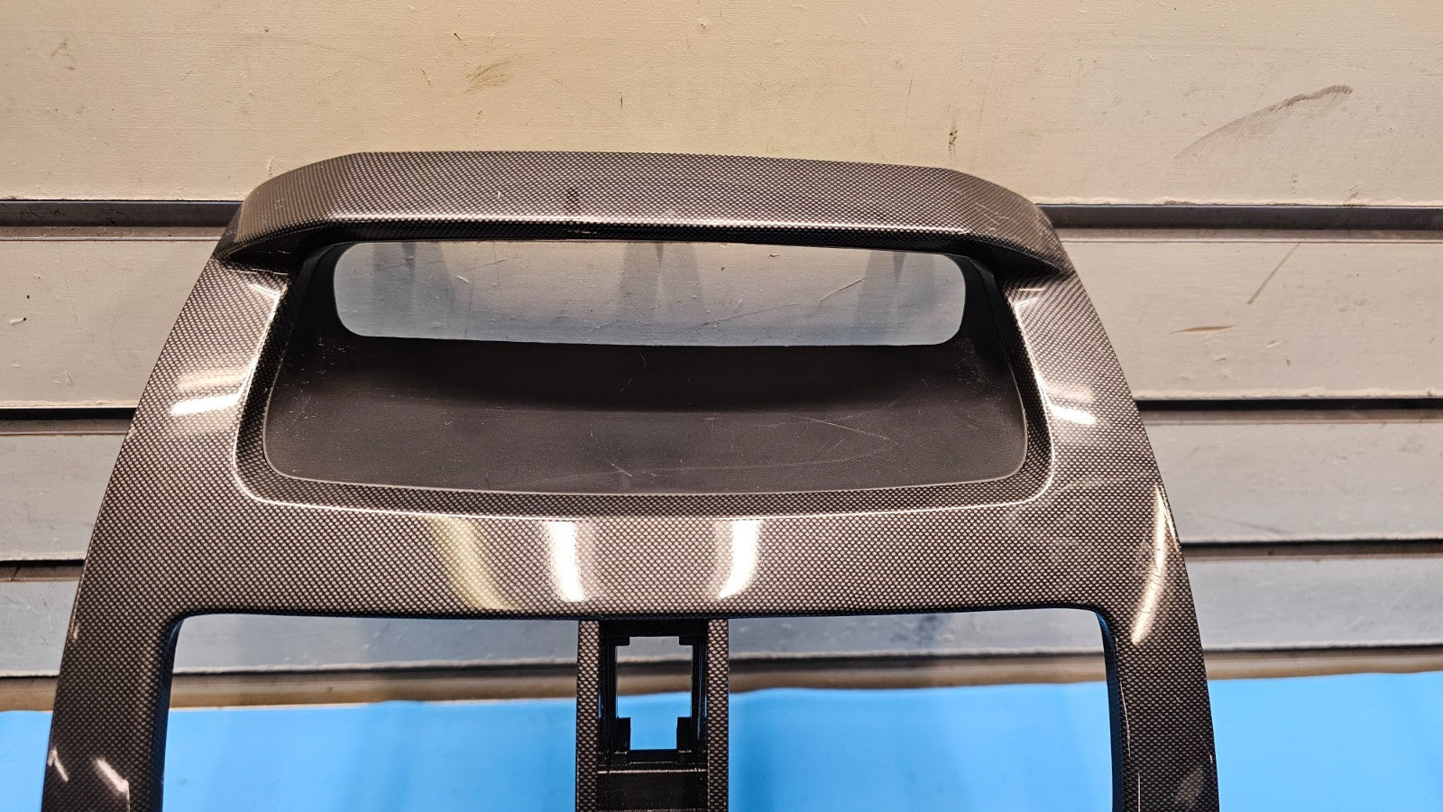 🔥11-15 SPARK Dash Radio Stereo Display Bezel Trim Panel Carbon Fiber Gray